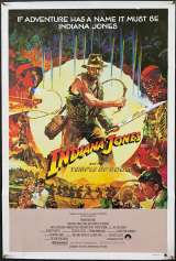 Indiana Jones And The Temple Of Doom 1984 One Sheet Movie Poster RARE Jungle Art