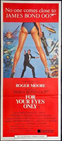 For Your Eyes Only Poster Original Daybill 1981 Roger Moore James Bond