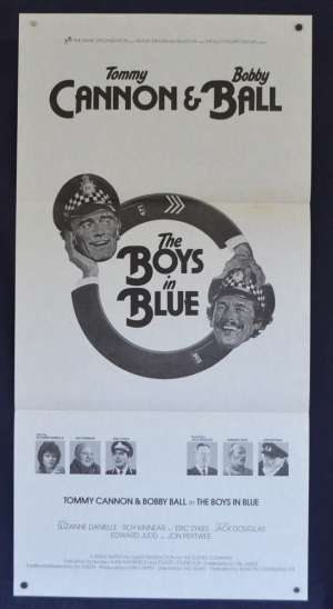 The Boys In Blue Movie Poster Original Daybill 1982 Tommy Cannon Bobby Ball