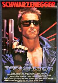 The Terminator Poster Original Rolled One Sheet Reprint Arnold Schwarzenegger