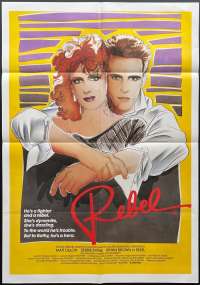 Rebel Poster Original One Sheet Country Of Origin 1985 Matt Dillon