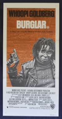 Burglar Movie Poster Original Daybill 1987 Whoopi Goldberg