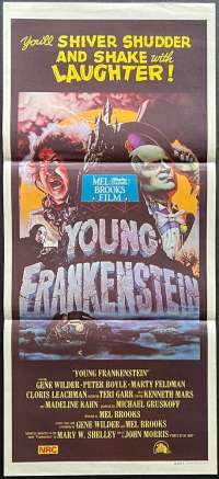 Young Frankenstein Mel Brooks Gene Wilder Daybill movie poster