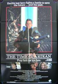 The Time Guardian Movie Poster Original One Sheet 1987 Tom Burlinson Nikki Coghill