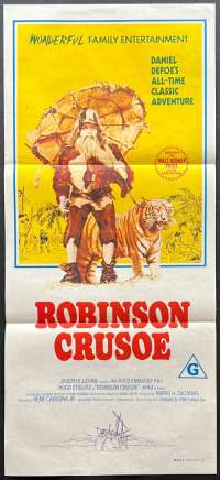 Robinson Crusoe Poster Original Daybill 1970 Hugo Stiglitz